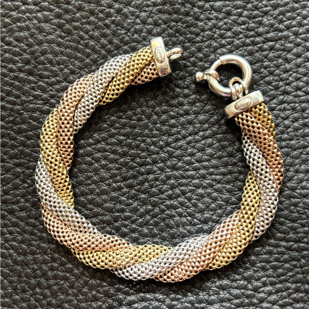 Elegant Twisted Mesh Bracelet